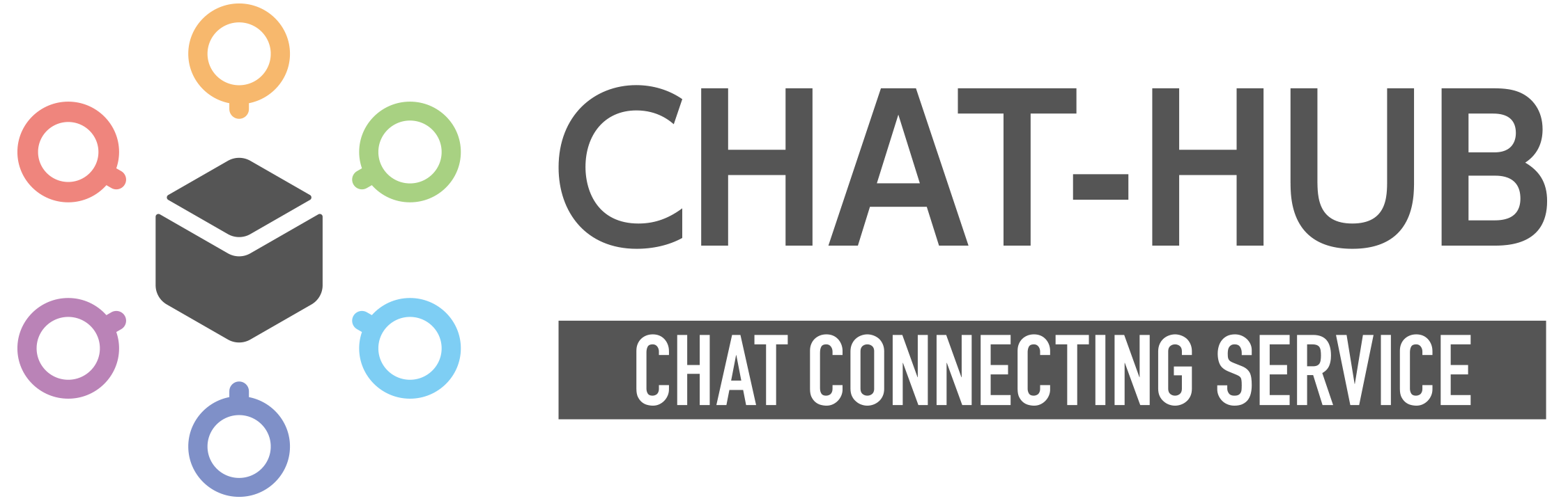 ビジネスチャットを一元管理可能な「CHAT-HUB」ロゴ